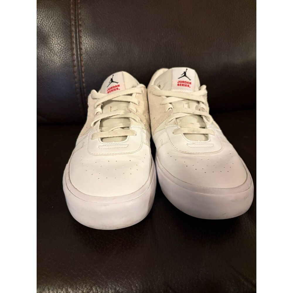 Jordan Series ES White Sail Suede Leather Sneakers Men’s Size 11.5
